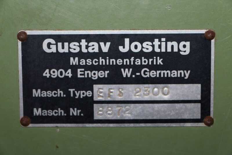 Josting Furnierschere - gebraucht EFS 2300 (12)