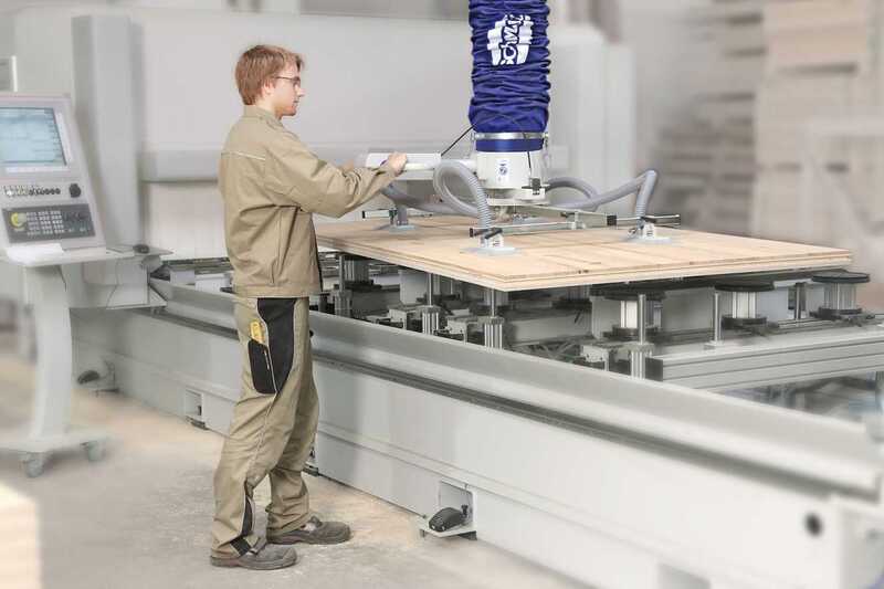 Schmalz Vakuum-Schlauchheber mit Säulenschwenkkran - NEU Jumbo Ergo 140 (1)