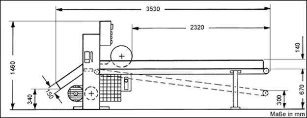 Josting Furnierabfall-Zerkleinerer mit Förderband - gebraucht FAZ 100 (5)