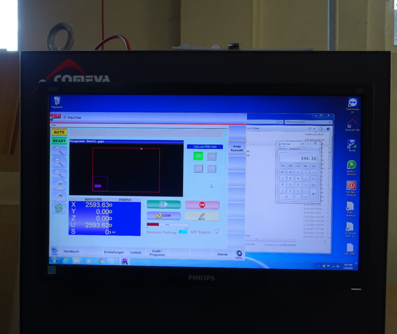Comeva CNC-Bearbeitungszentrum - gebraucht MEX V 21/32 (9)