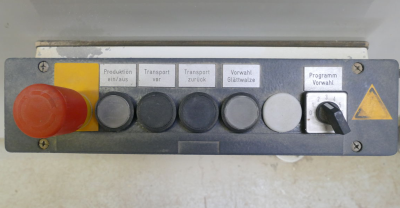 Hymmen Walzenauftragmaschine / Spachtelmaschine mit UV-Trocknung - gebraucht Proficoater (5)