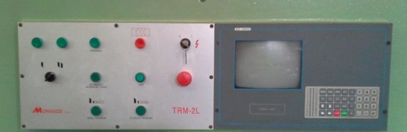 Monguzzi Doppelmesser-Furnierschere - gebraucht TRM 2 L (1)