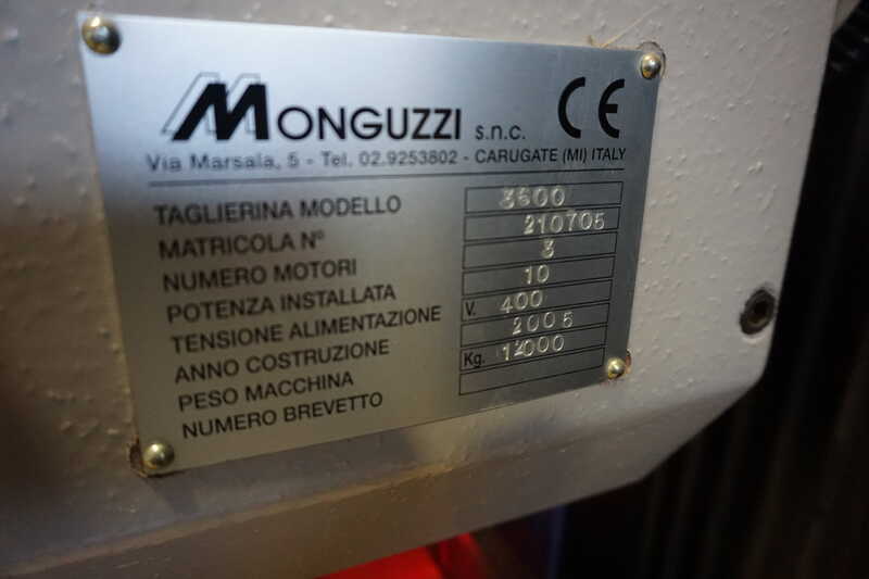 Monguzzi Doppelmesser-Furnierschere - gebraucht TRM 2 L 3600 (24)
