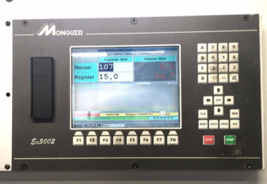 Fisher & Rückle / Monguzzi Doppelmesser-Furnierschere - gebraucht TRM 2L 3800 (2)