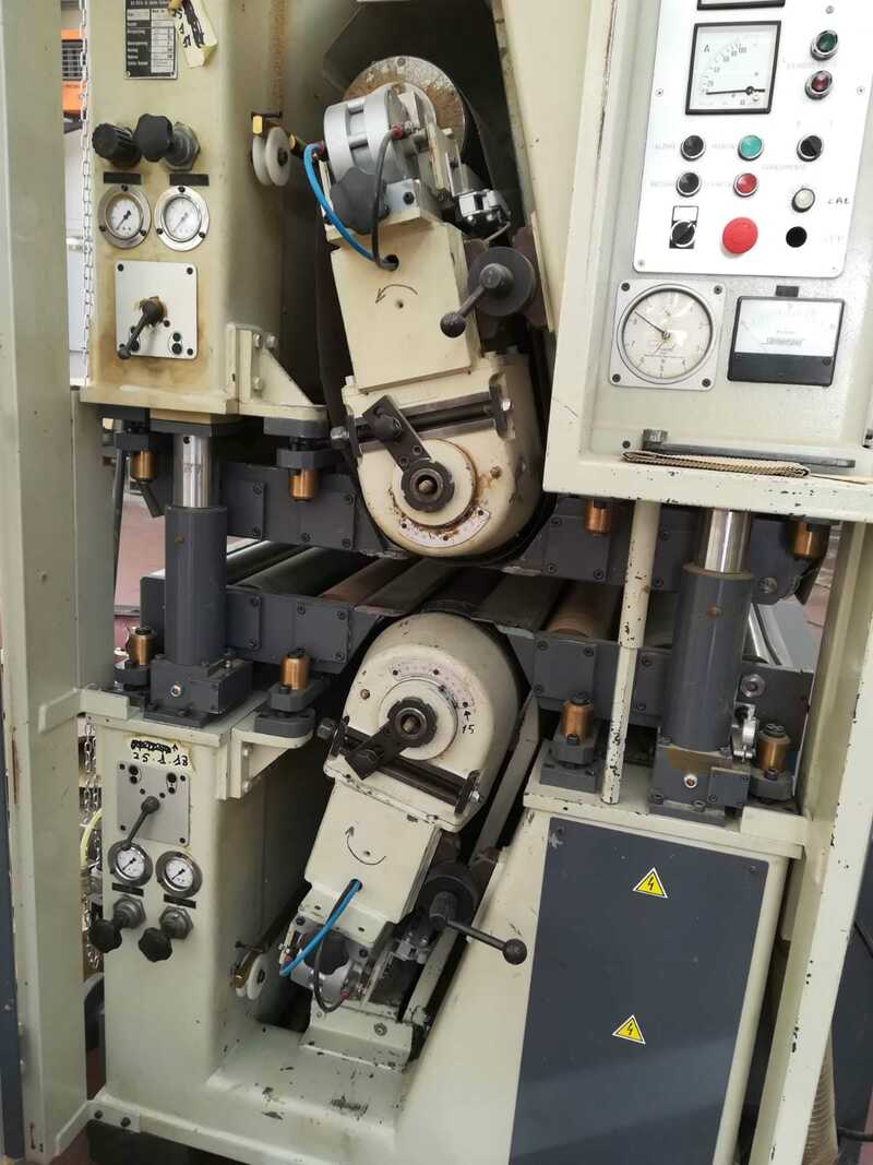 Steinemann Breitbandschleifmaschine / Kalibriermaschine oben / unten - gebraucht SPS 130 ABW (3)