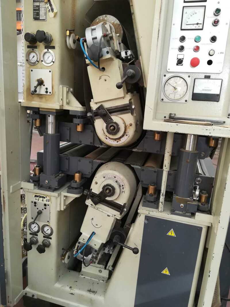 Steinemann Breitbandschleifmaschine / Kalibriermaschine oben / unten - gebraucht SPS 130 ABW (10)
