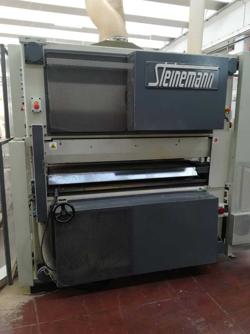 Steinemann Breitbandschleifmaschine / Kalibriermaschine oben / unten - gebraucht SPS 130 ABW (13)