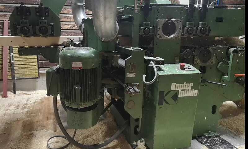 Kupfermühle Hobelmaschine für Bauholz / Vierseitenhobel - gebraucht VUIN Plus 600 (2)