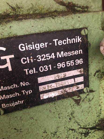 Gisinger Hammermühle / Rindenmühle - gebraucht HM 74 - 750 - 1000 (1)
