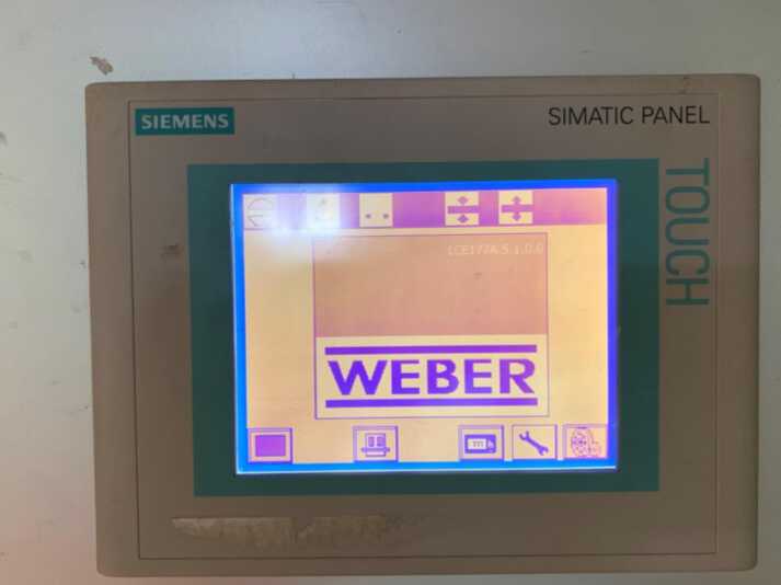 Weber Breitbandschleifmaschine - gebraucht LCE (5)
