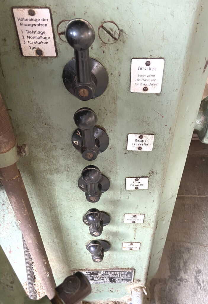Kupfermühle Vierseitenhobel / Bauholzhobelmaschine - gebraucht VUIN 605 (5)