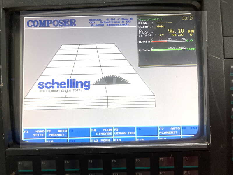 Schelling horizontale Plattenaufteilsäge - gebraucht FM 430 / 430 Composer (3)