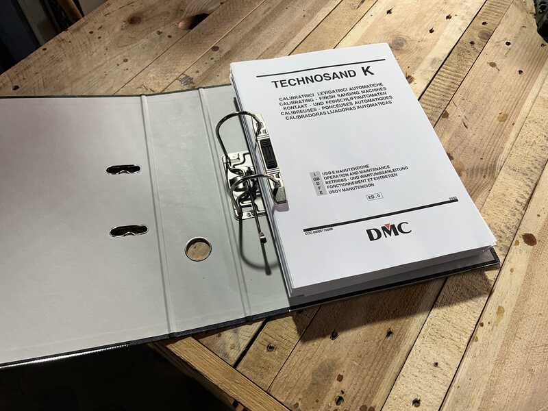 DMC / SCM Kalibriermaschine / Breitbandschleifmaschine - gebraucht Technosand K / TCK 1350 M3 (28)