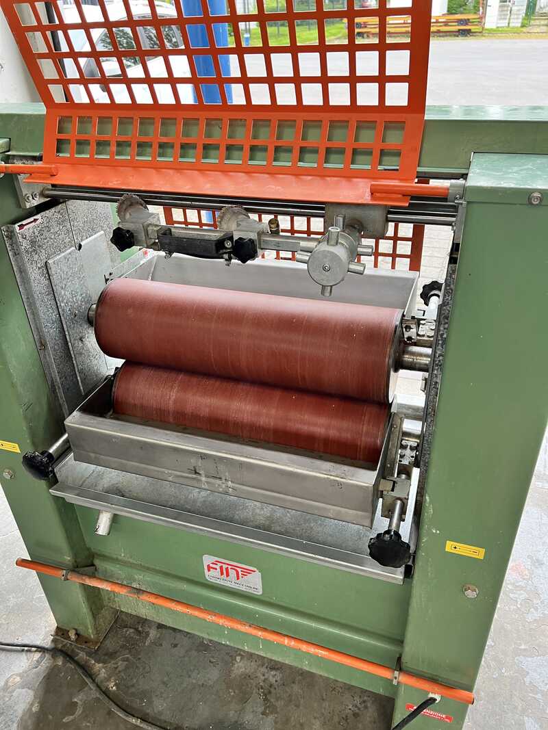 Fin Leimauftragmaschine / doppelseitige Leimauftragmaschine - gebraucht SC 2R 600 (2)