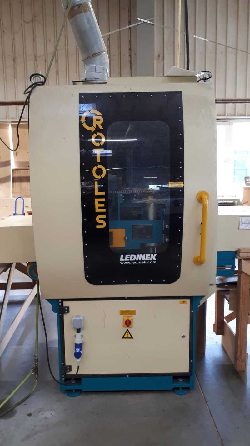 Ledinek Kalibrier-Fräsmaschine / Hobelmaschine für Parkett - gebraucht Rotoles 400 DS (9)