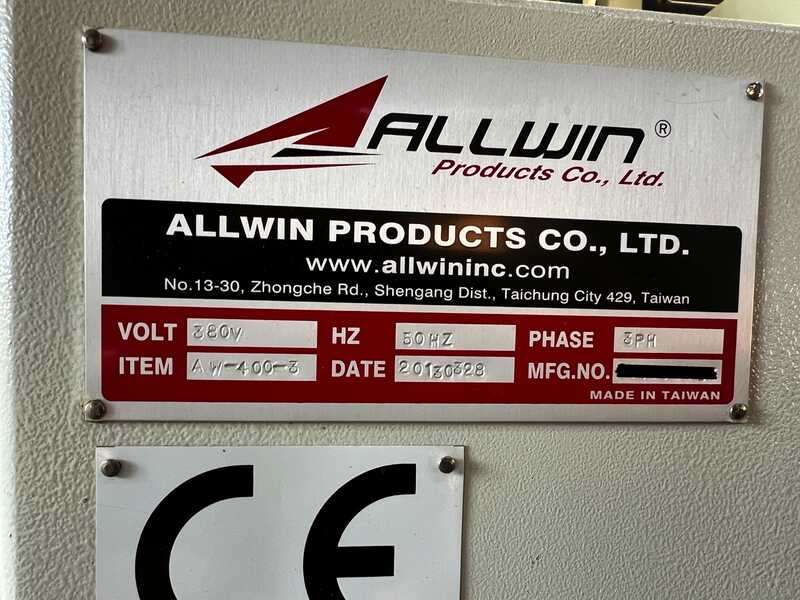 Allwin Horizontale Dünnschnitt-Bandsäge mit 3 Stationen - gebraucht AW-400-3 (8)