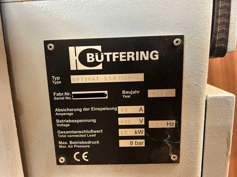 Bütfering Breitbandschleifmaschine - gebraucht STO 110 / C (Optimat) (6)