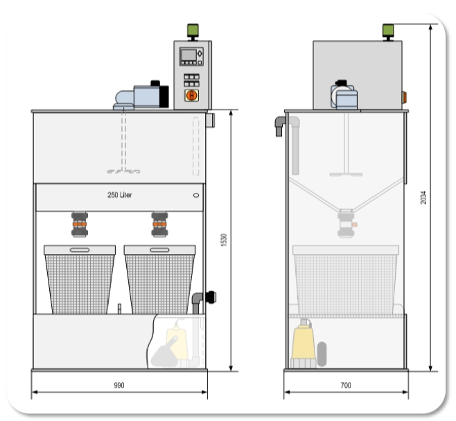 EFA Chemie Koagulierungsanlage / Wasseraufbereitungsanlage - NEU (1)