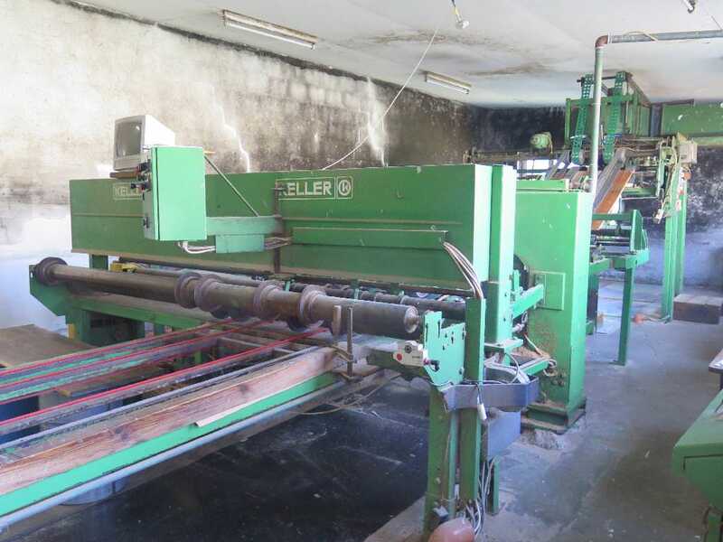 Ritter Fleck Roller / Keller Schälanlage für Furnier - gebraucht 9 PA 23 main picture