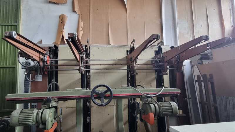 Falcioni / Cefla automatische Leisten-Abstapelung - gebraucht FM 90 / 5 (1)