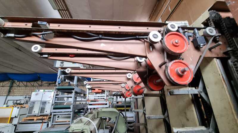 Falcioni / Cefla automatische Leisten-Abstapelung - gebraucht FM 90 / 5 (3)