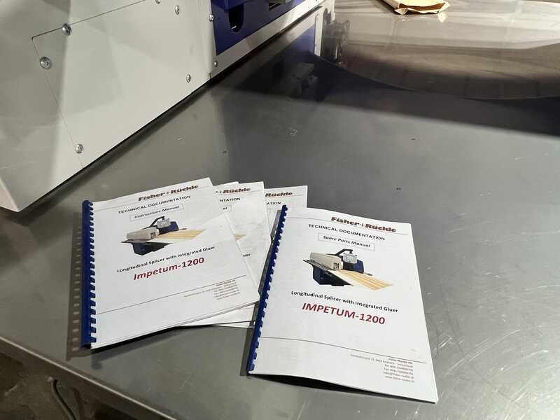 Fisher & Rückle / Monguzzi Furnierzusammensetzmaschine / Längsfurnierzusammensetzmaschine - gebraucht Impetum 1200 (13)