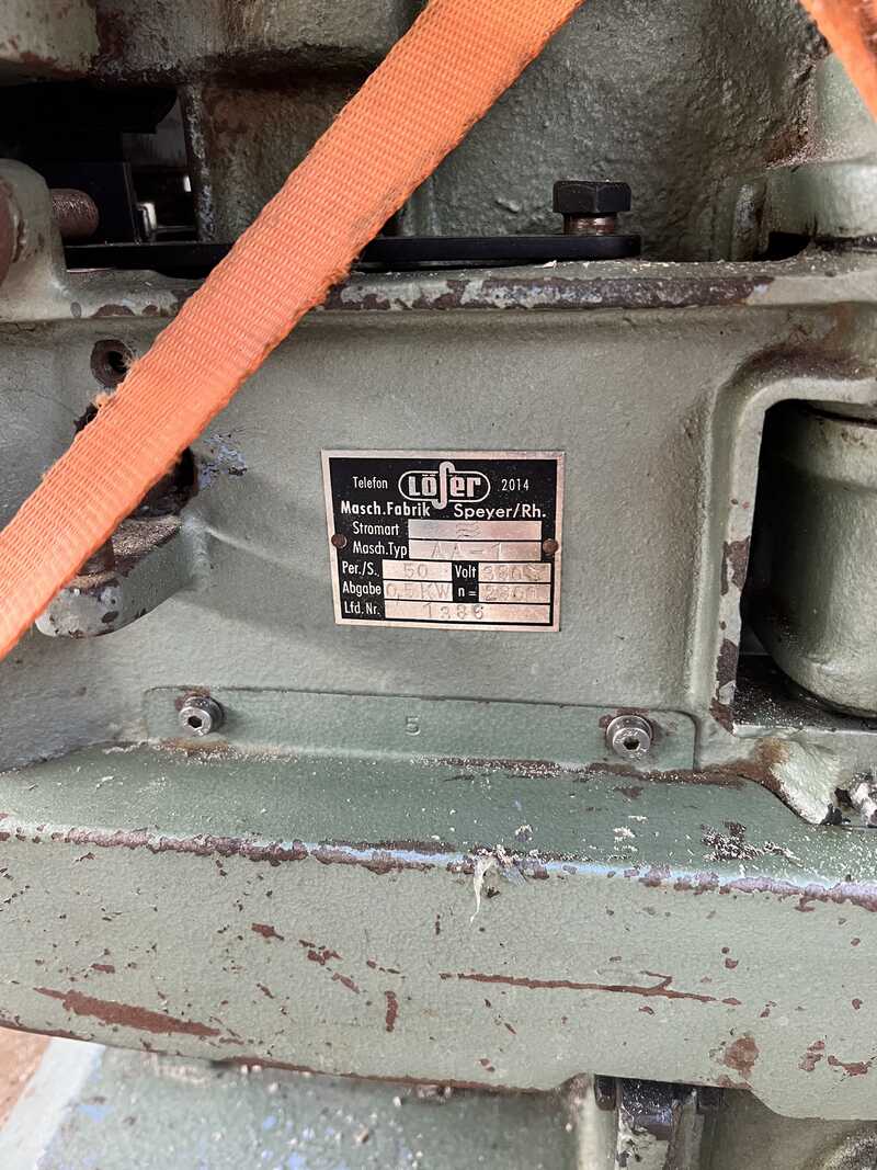 Löser Dübelabläng- und Anfasmaschine - gebraucht AA200 (6)