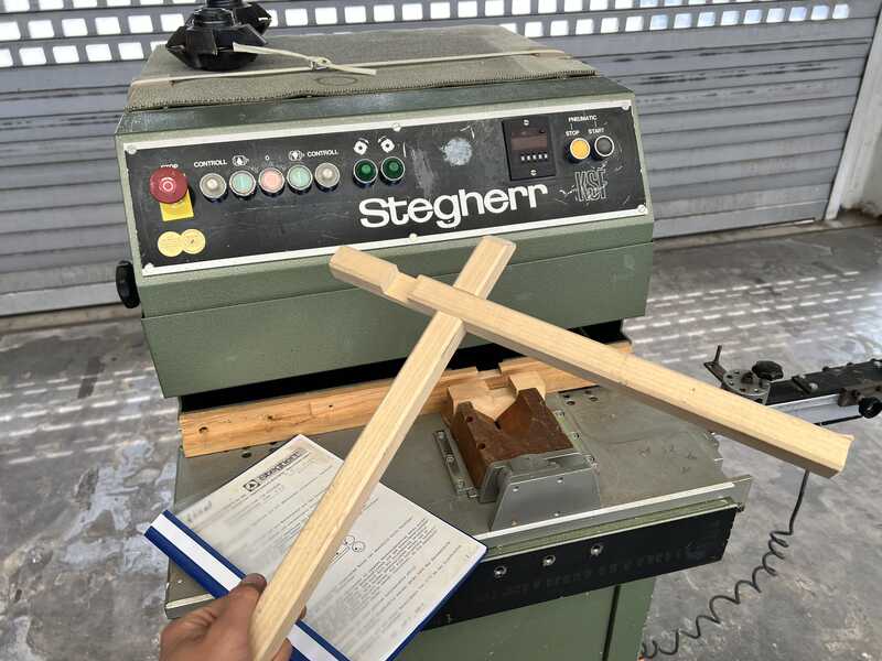 Stegherr Kreuzsprossenfräse mit Digitalanschlag - gebraucht KSF main picture