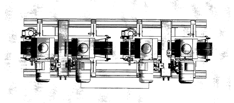 Cefla / Delle Vedove Bürstenschleifmaschine / Vertreibermaschine - gebraucht (6)