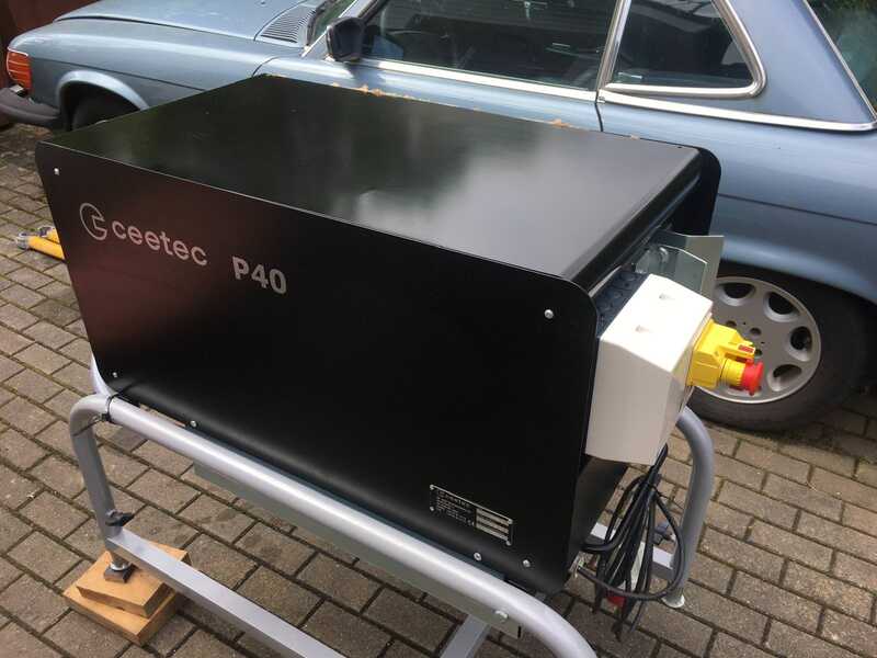 Ceetec Streichmaschine / Bürstenauftragmaschine - gebraucht P 40 (1)