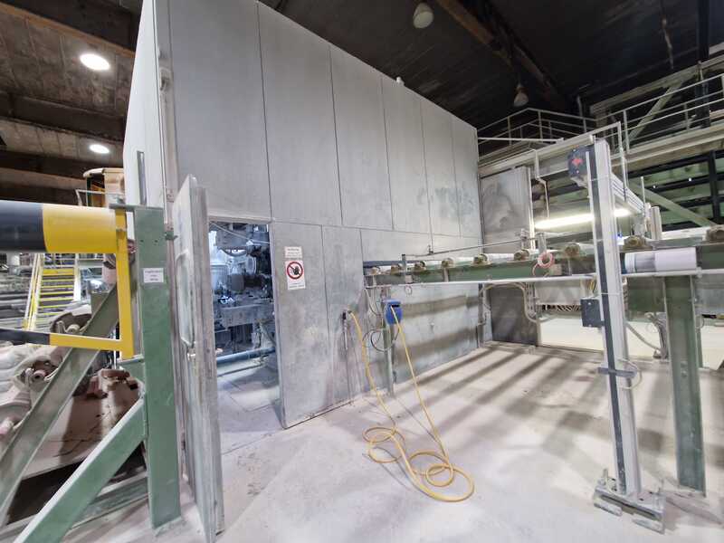 Steinemann Kalibriermaschine unten/oben für Gipsfaserplatten - gebraucht Nova 260 K (4)