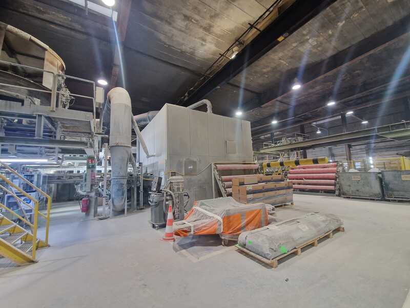 Steinemann Kalibriermaschine unten/oben für Gipsfaserplatten - gebraucht Nova 260 K (5)