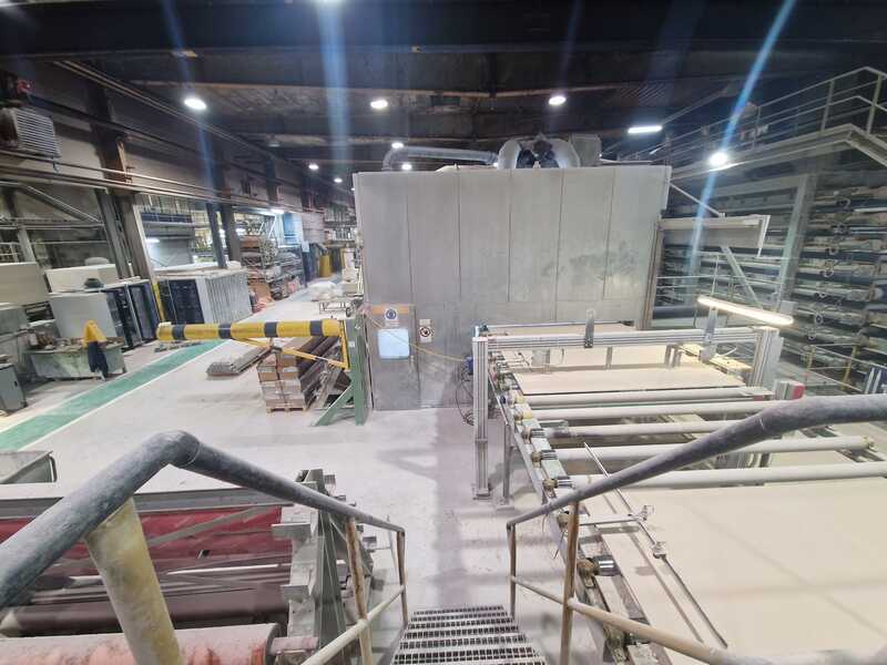 Steinemann Kalibriermaschine unten/oben für Gipsfaserplatten - gebraucht Nova 260 K (7)
