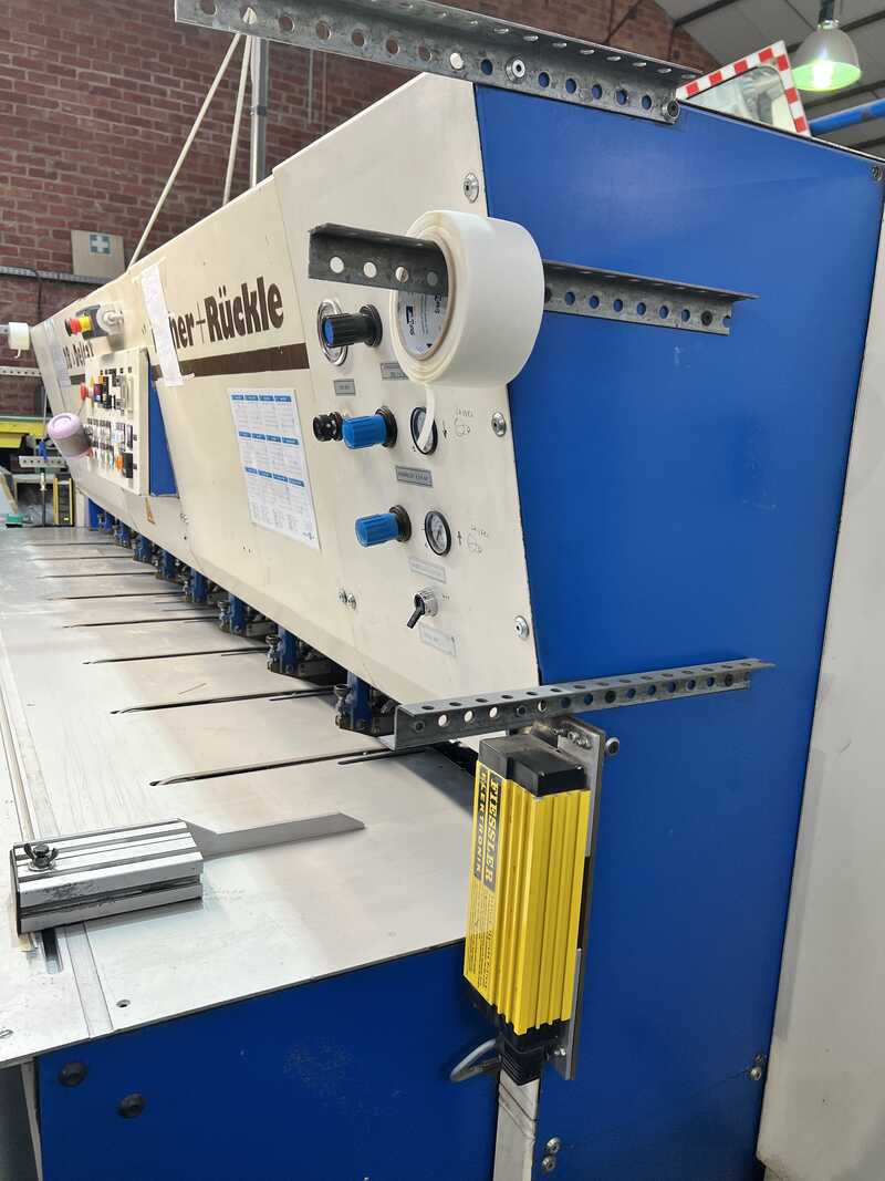 Fisher + Rückle Querfurnier-Zusammensetzmaschine / Furnierzusammensetzmaschine im Querdurchlauf - gebraucht Delta FZX 28 Delta + RVP / BS (9)