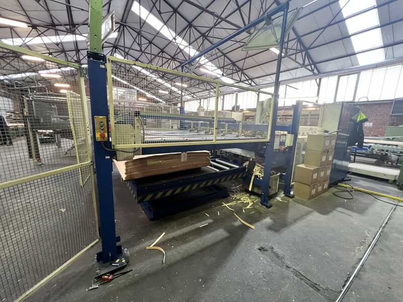 Fisher + Rückle Querfurnier-Zusammensetzmaschine / Furnierzusammensetzmaschine im Querdurchlauf - gebraucht Delta FZX 28 Delta + RVP / BS (16)