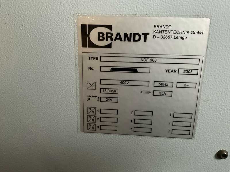 Brandt Einseitige Kantenanleimmaschine - gebraucht KDF 660 (8)