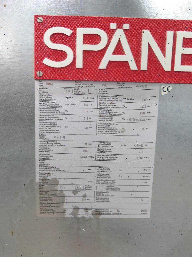 Spänex Farbnebelabsaugung mit Zuluftanlage - gebraucht (11)