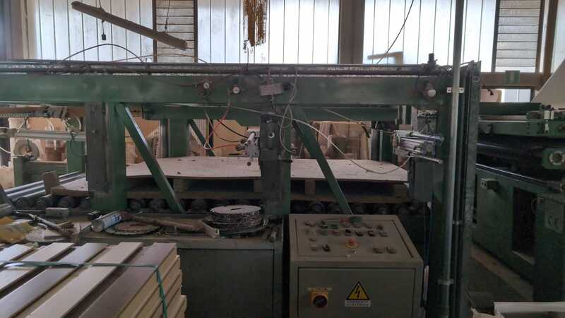 Zaffaroni Vielblattsäge mit Beschickung und Abstapelung - gebraucht MLS 130 P (3)