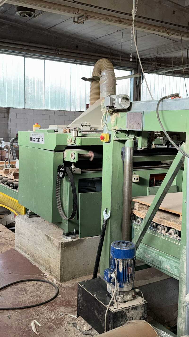 Zaffaroni Vielblattsäge mit Beschickung und Abstapelung - gebraucht MLS 130 P (4)