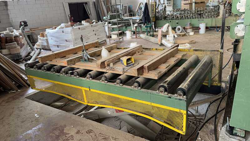 Zaffaroni Vielblattsäge mit Beschickung und Abstapelung - gebraucht MLS 130 P (7)