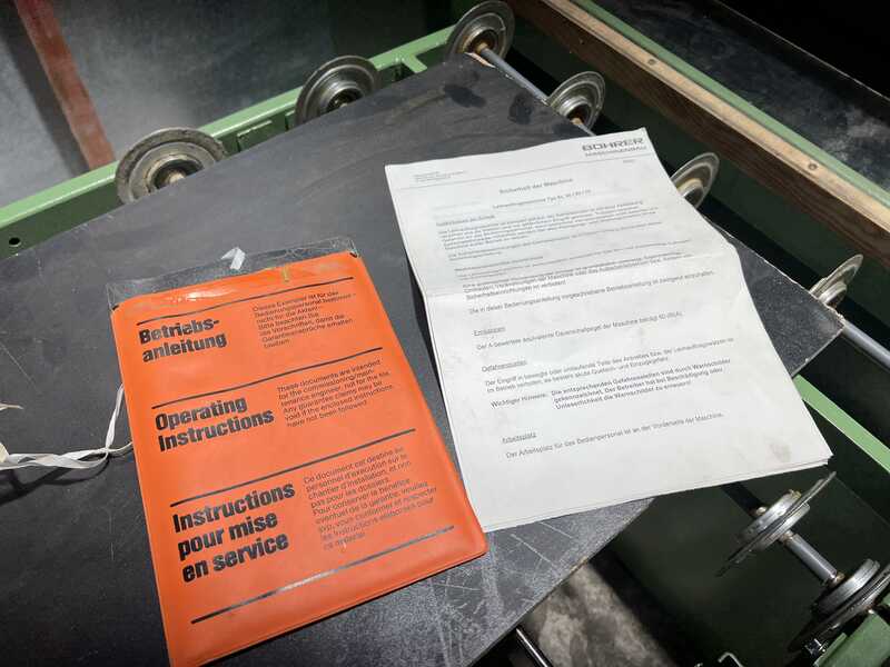 Bohrer Doppelseitige Walzenauftragmaschine / Leimauftagmaschine - gebraucht SL 70 (12)