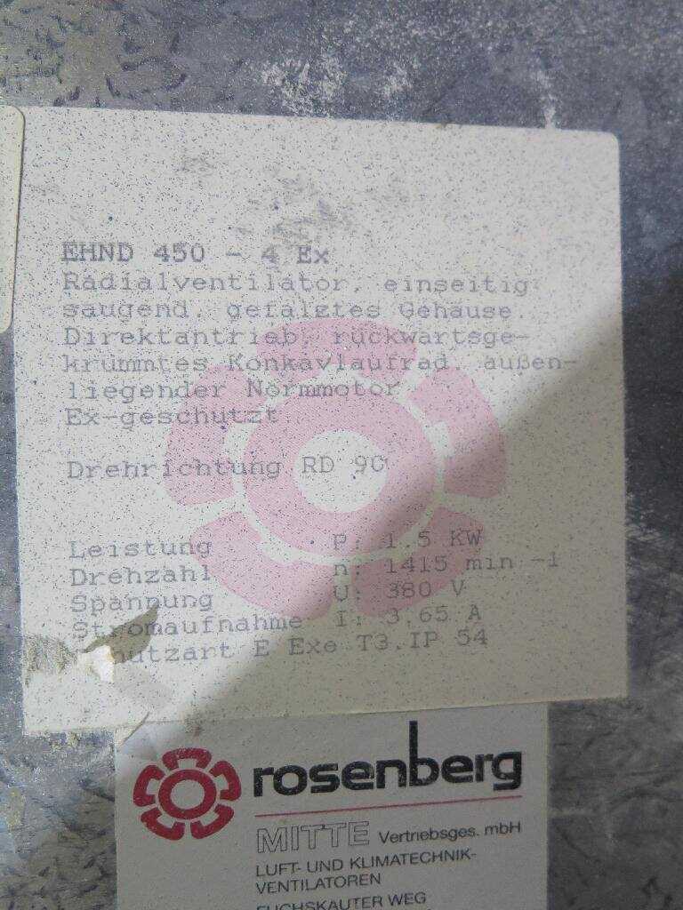 unbekannt Trocken-Spritzwand / Farbnebelabsaugung - gebraucht (5)