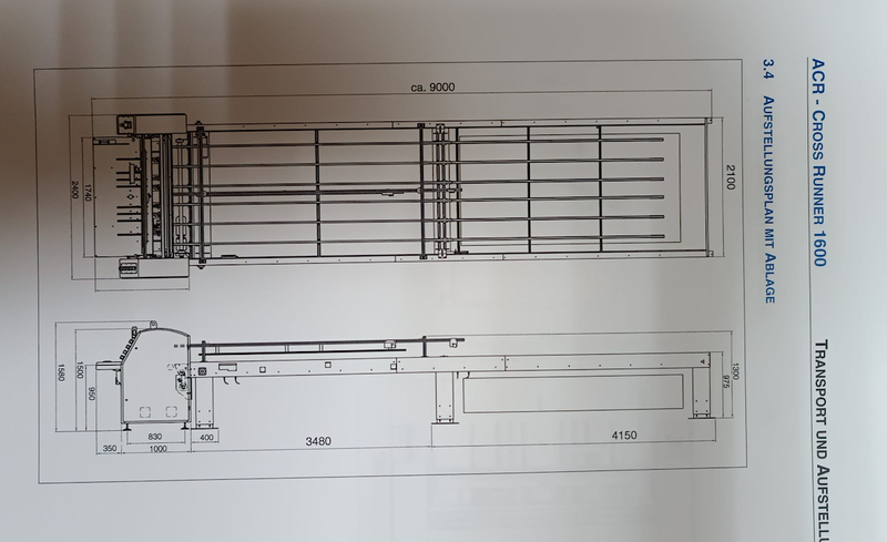 Kuper Furnierquerzusammensetzmaschine / Querzusammensetzmaschine - gebraucht ACR Cross Runner 1600 (6)