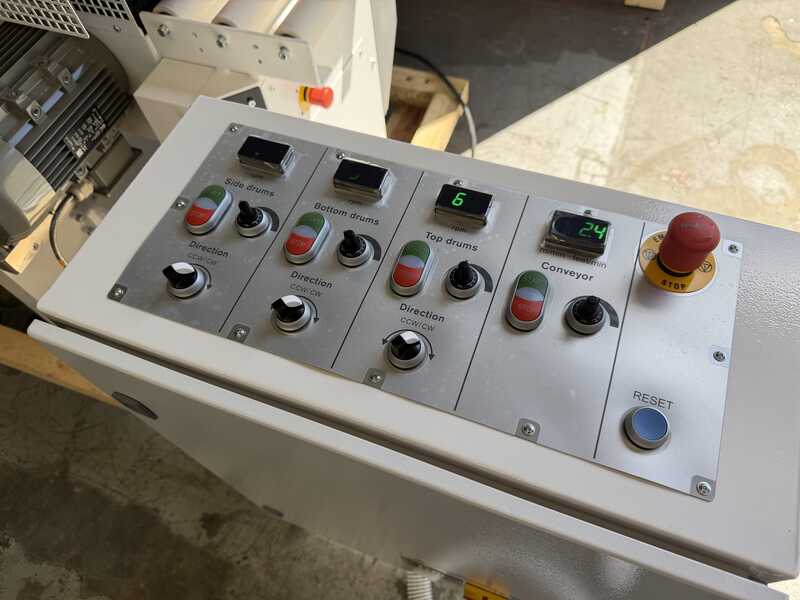 Alpha Brush Strukturier- und Schleifmaschine / Bürstmaschine 4-seitig - Neumaschine LS TSB (5)