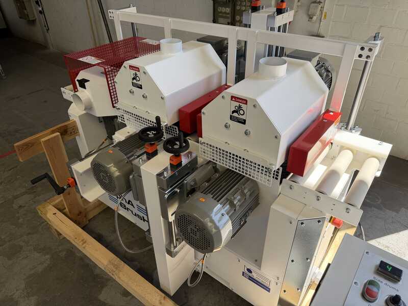 Alpha Brush Strukturier- und Schleifmaschine / Bürstmaschine 4-seitig - Neumaschine LS TSB (6)