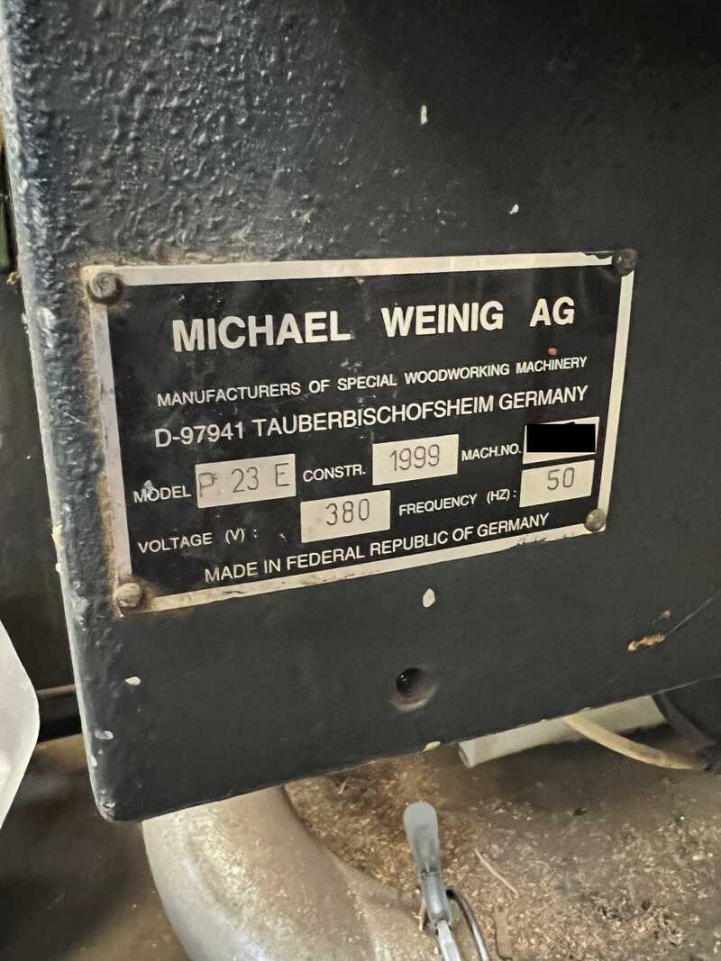 Weinig Vierseitenhobelmaschine / Kehlautomat  - gebraucht P 23 E (4)