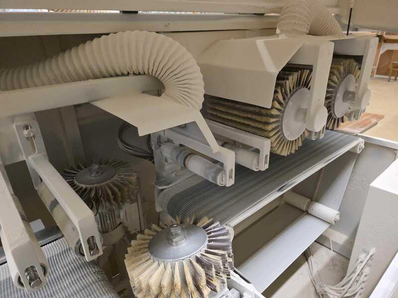 Löwer 3-seitige Leistenschleifmaschine / Bürstenschleifmaschine - gebraucht LZ 3 (1)