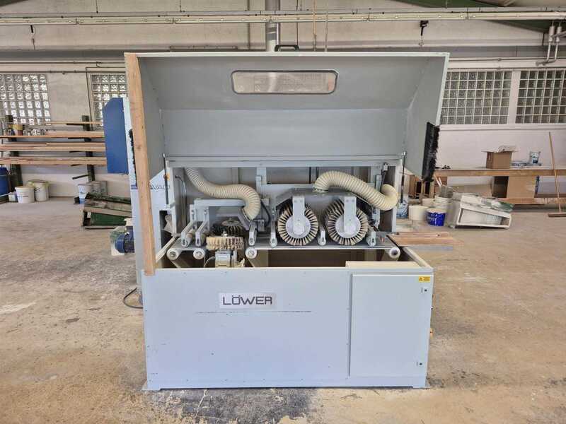 Löwer 3-seitige Leistenschleifmaschine / Bürstenschleifmaschine - gebraucht LZ 3 (4)