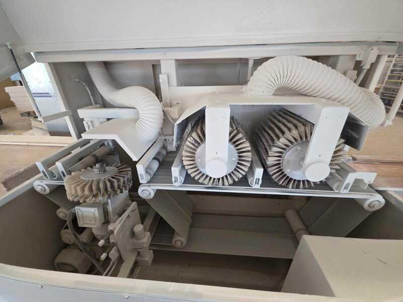 Löwer 3-seitige Leistenschleifmaschine / Bürstenschleifmaschine - gebraucht LZ 3 (12)