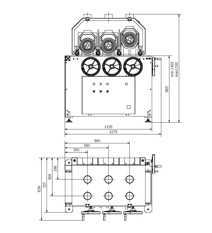 Alpha Brush Strukturiermaschine / Bürstenschleifmaschine - Neumaschine KS-WBM (5)